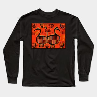 Ducks in a Row Long Sleeve T-Shirt